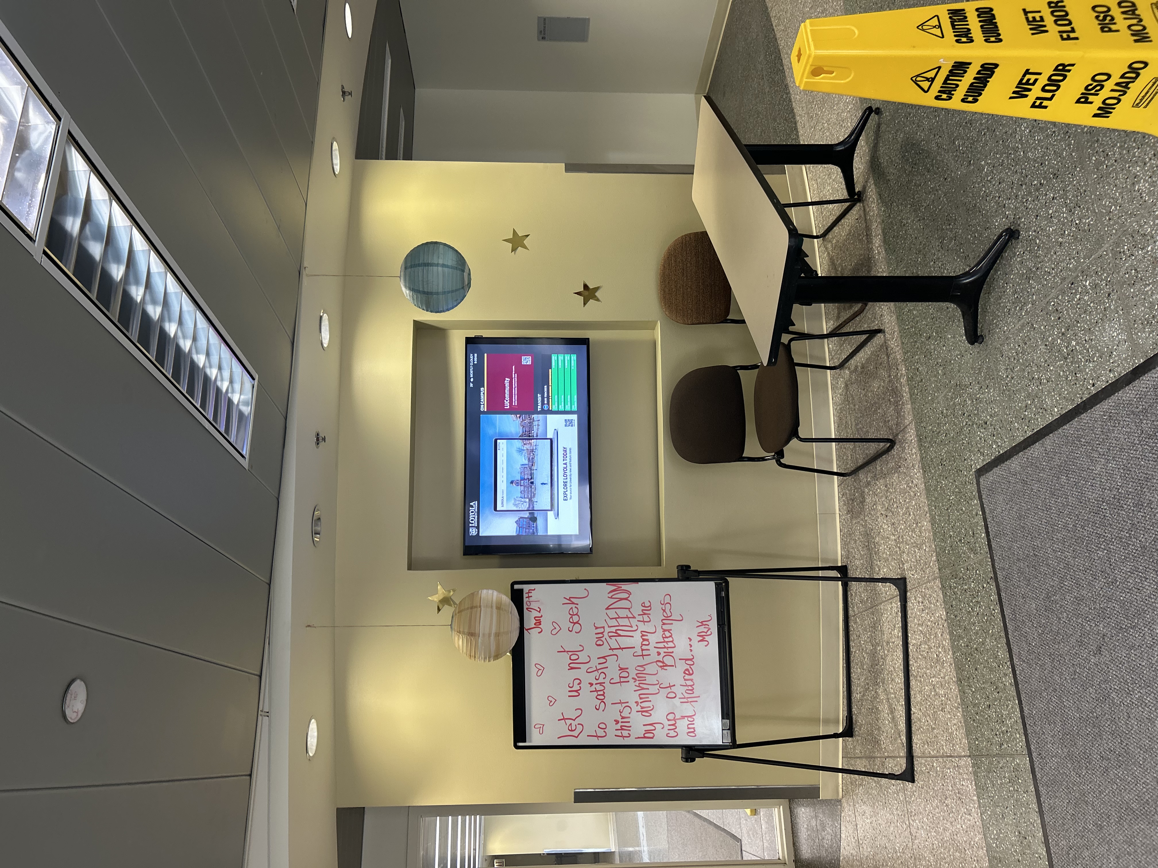 Santa Clara Hall Digital Signage